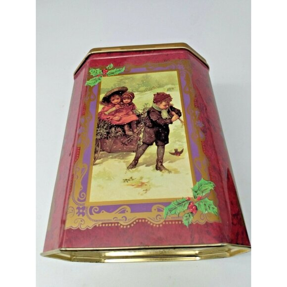 Vintage 1960’s Christmas “Victorian Memories” Octagon shaped - Picture 7 of 11